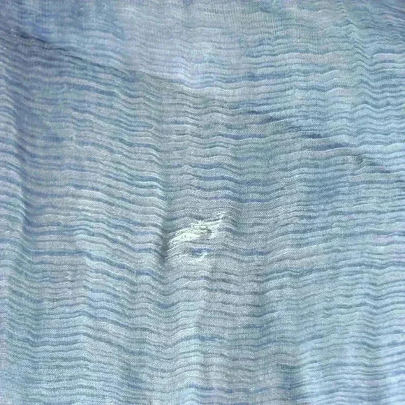 Soft Surroundings Silk Romance Top in Blue Heron Women’s Sm NWT - Picture 7 of 8